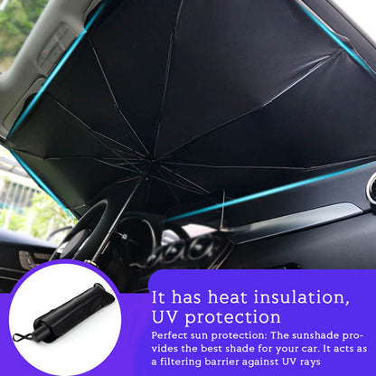 Car Windshield Sunshade Foldable Front Window Cover | واقي شمسي قابل للطي للزجاج الأمامي للسيارة