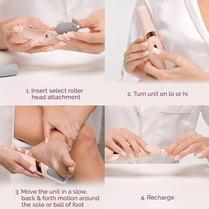 Electric Pedicure Foot File Callus Remover مبرد قدم كهربائي لإزالة الجلد الميت والطبقات السميكة