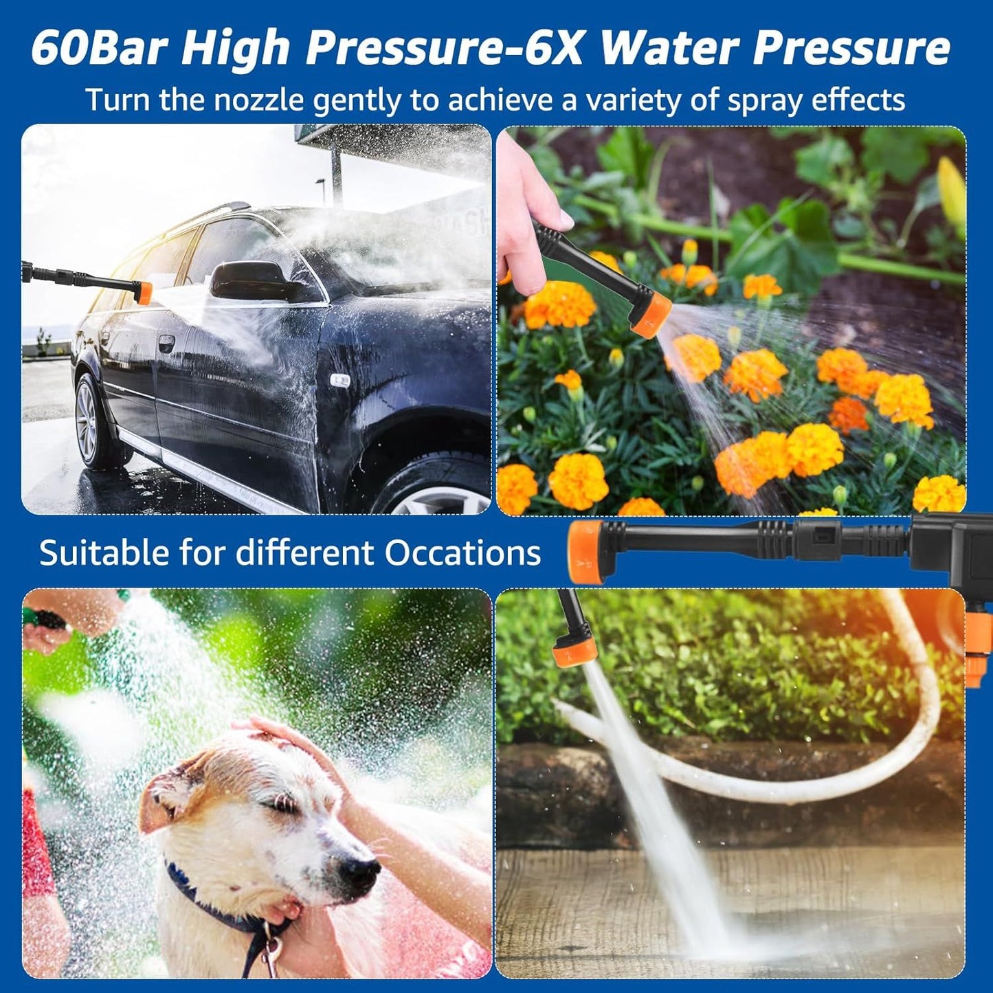 High Pressure Water CLEANING GUN مسدس تنظيف بالماء عالي الضغط