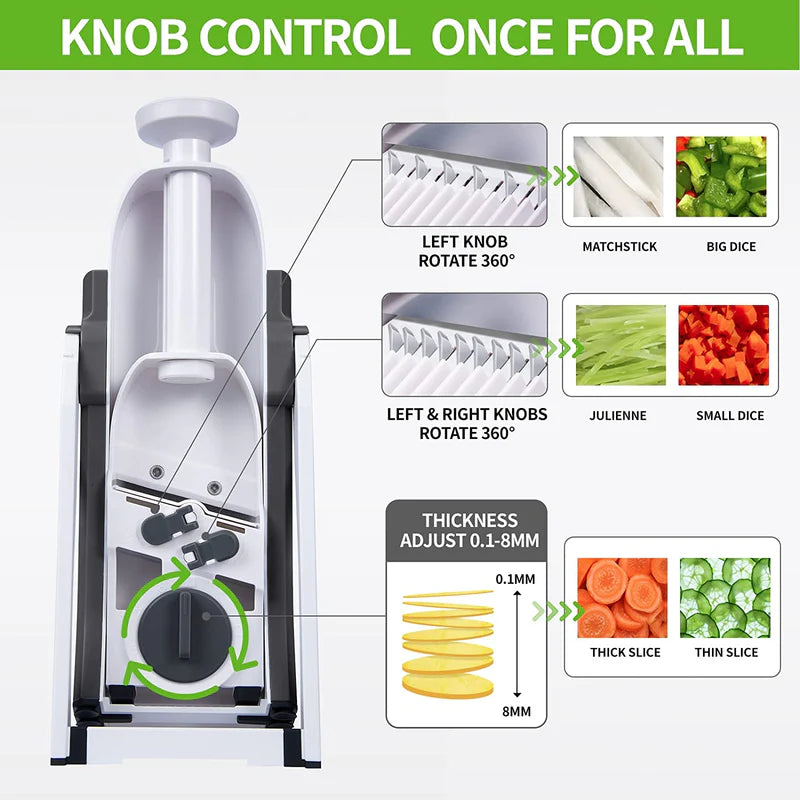 10x Faster Multifunctional Vegetable Cutter