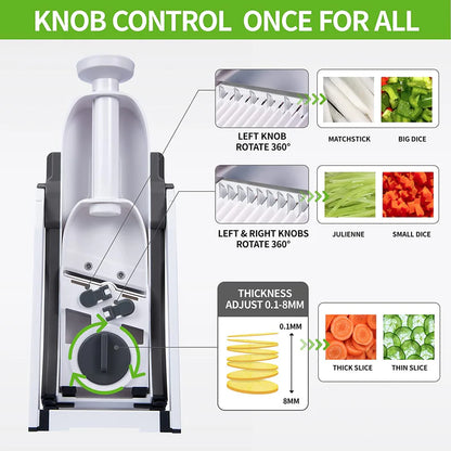 10x Faster Multifunctional Vegetable Cutter
