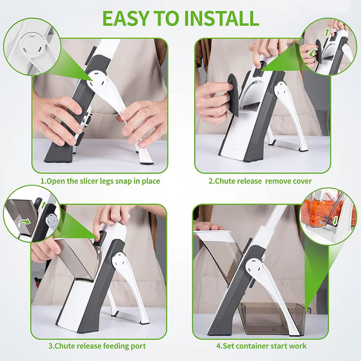 10x Faster Multifunctional Vegetable Cutter