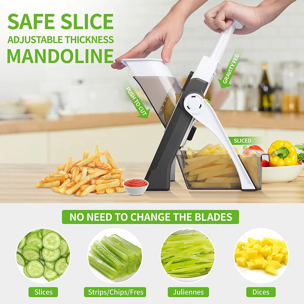 10x Faster Multifunctional Vegetable Cutter